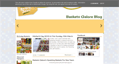 Desktop Screenshot of blog.basketsgalore.ie