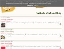 Tablet Screenshot of blog.basketsgalore.ie